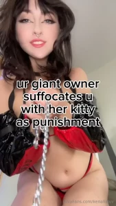 My little pet ur not being very obedient today im gonna punish you by
