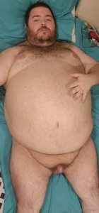 On my back pinned underneath my stuffed gut i could use some belly part 2