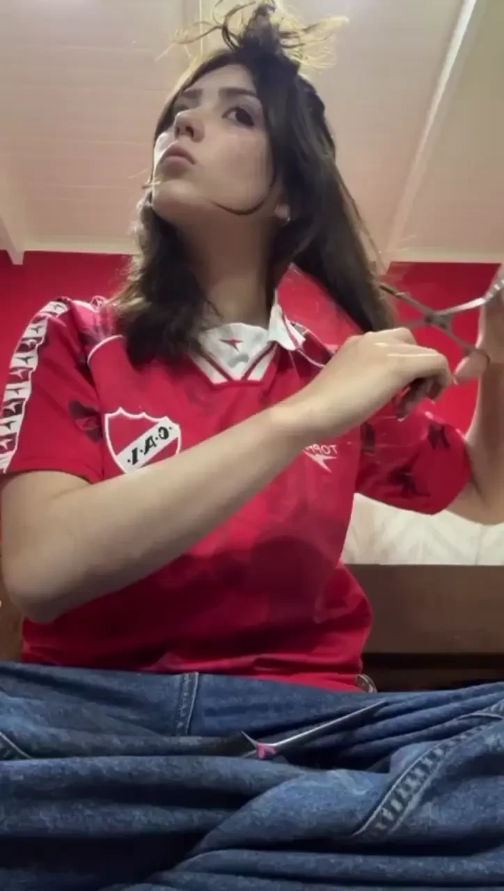 Me cutting my hair do you think it turned out to be good 