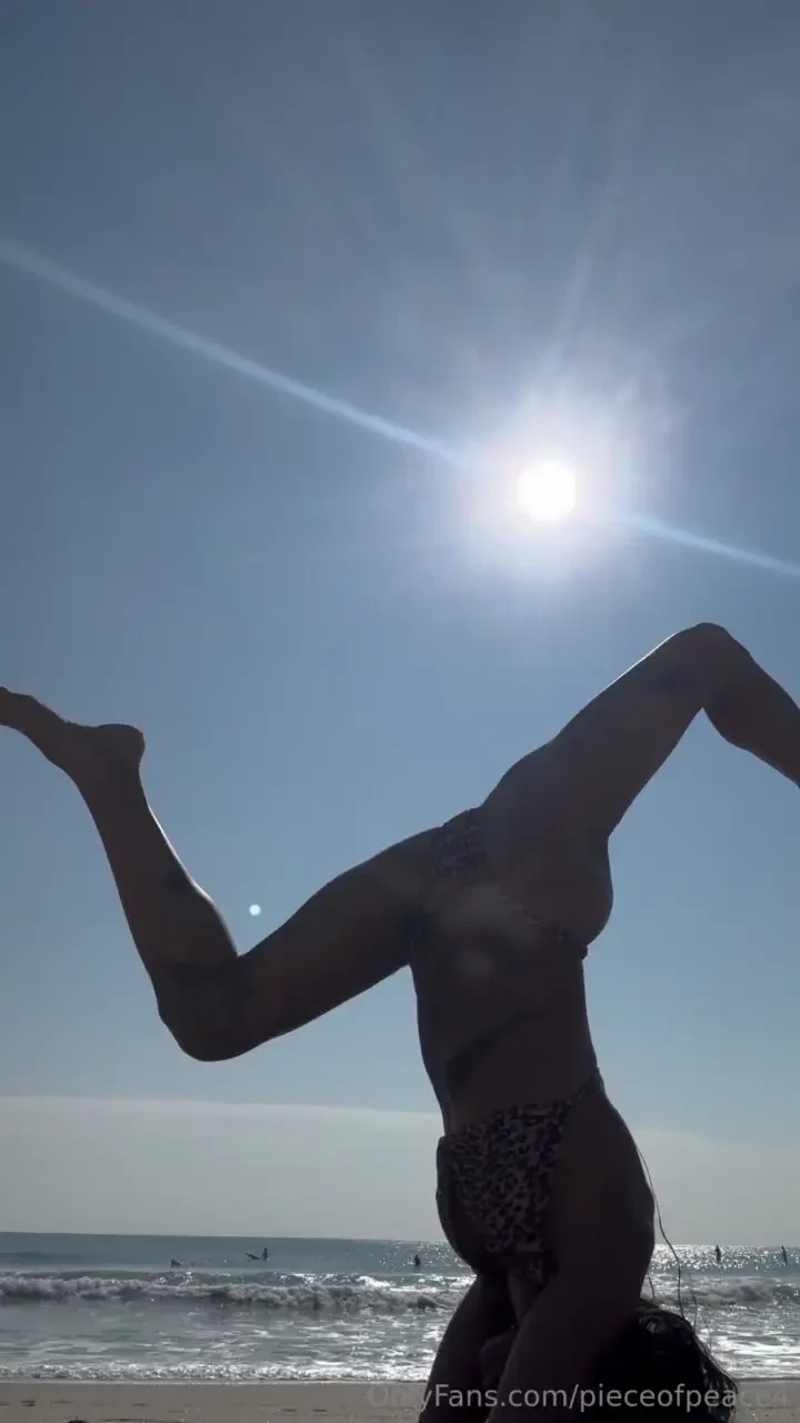 Favorite morning routine has been hot yoga then a dip in the ocean 