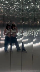 We had to check out this sick museum in miami all the mirrors gave us