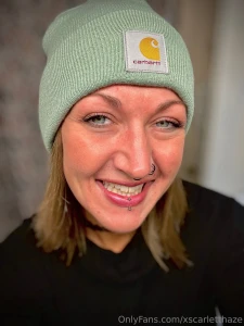 I think my eyes match my beanie what do you think