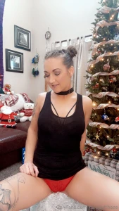 Let s get frisky under the christmas treeeee