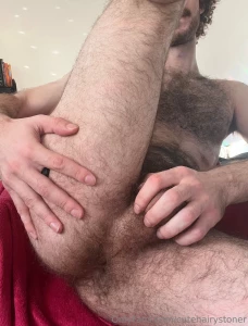 Getting my hairy ass and cock out for you