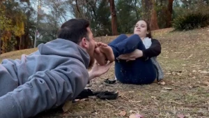 I know you guys are very addict about public foot worship so my man