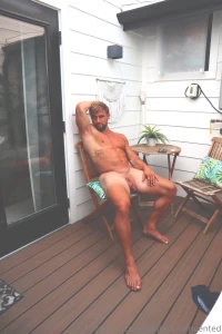Just a man on a deck with a big dick part 1