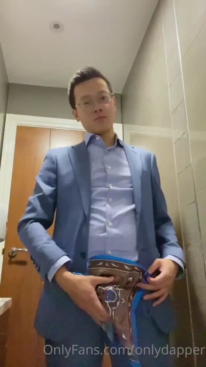 Day 40 love a silky pocket square can t believe this cock has been part 1 