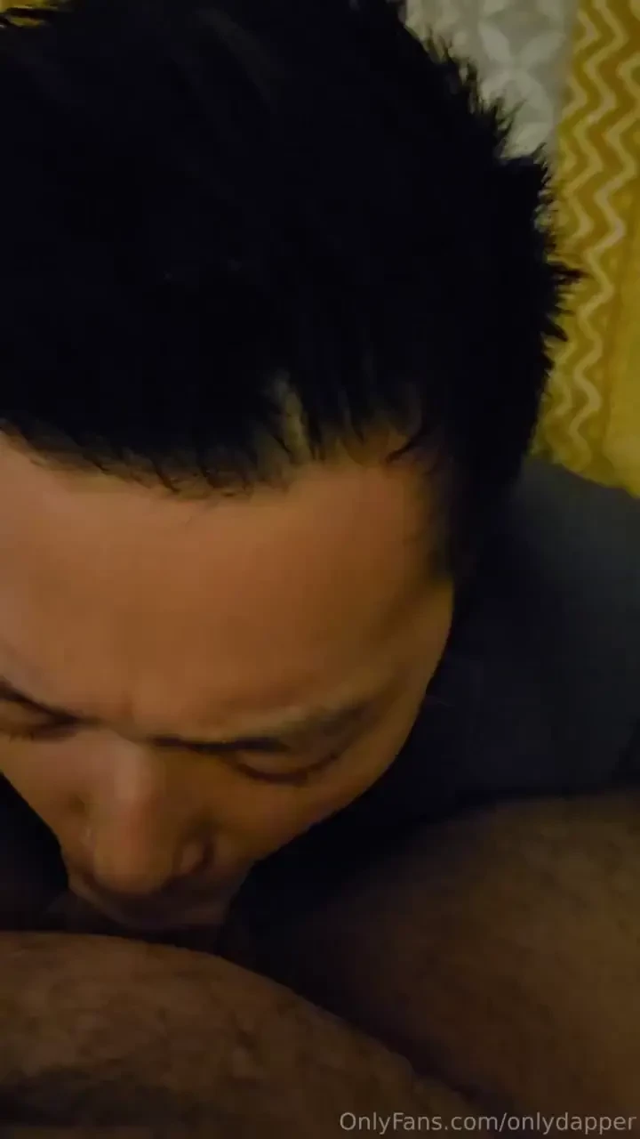 Vocal daddy comes home and makes me get my my knees and cum all over 