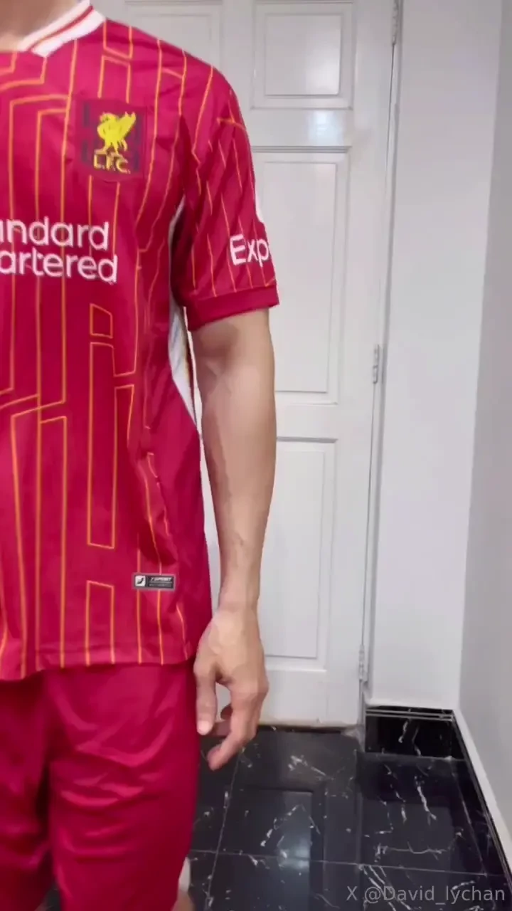 Soccer player and lucky girl 