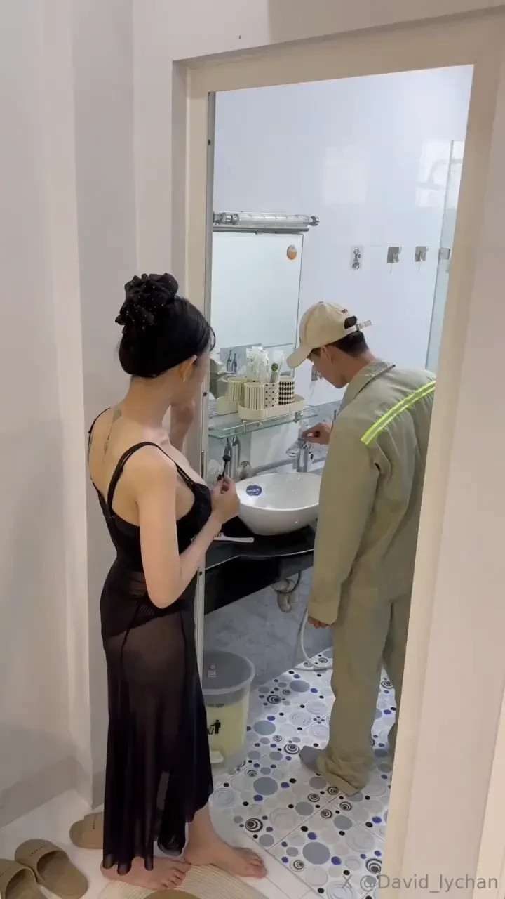 The lustful landlady and the lucky plumber 