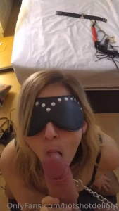 Using a collar and leash to get sucked is the best i can make her go