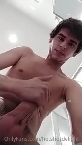 Playing before to take my shower