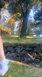 Weird girl the park