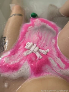 I just filmed with my new fantasydildo while taking a bath posting part 2