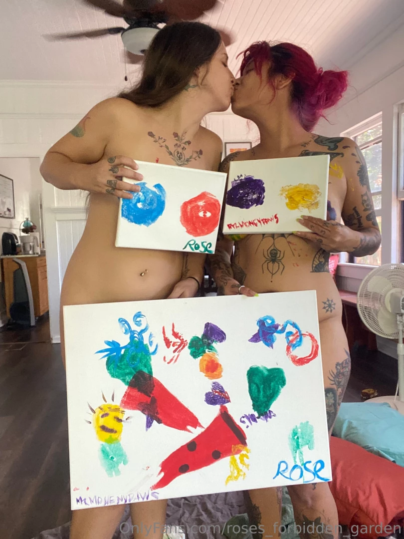 Nude paint sesh with my love mzmoneypaws part 1 