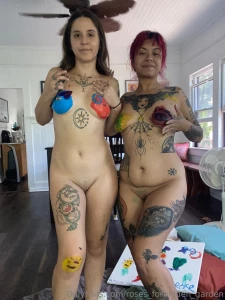 Nude paint sesh with my love mzmoneypaws part 2