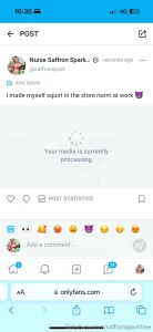 Filmed and posted straight away saffronspark