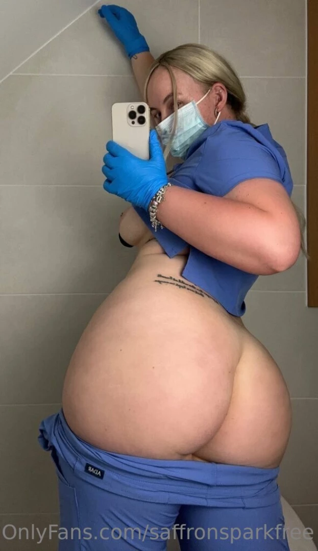 Brand new nurse blowjob video with transparent latex gloves just 