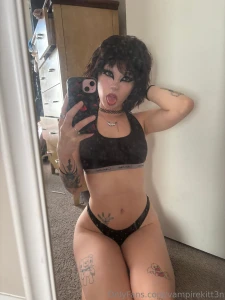 I heard youre scared of goth girls drop 11 here to get the no-bra part 1