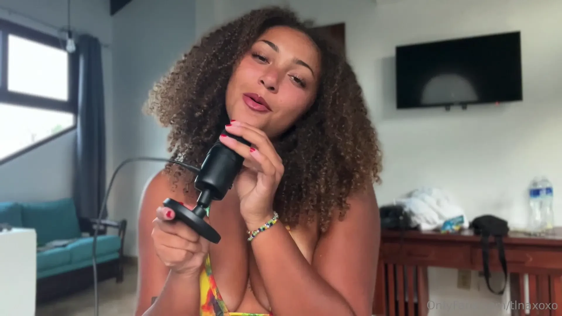 Asmr wet erotic micro bikini mouth sounds 