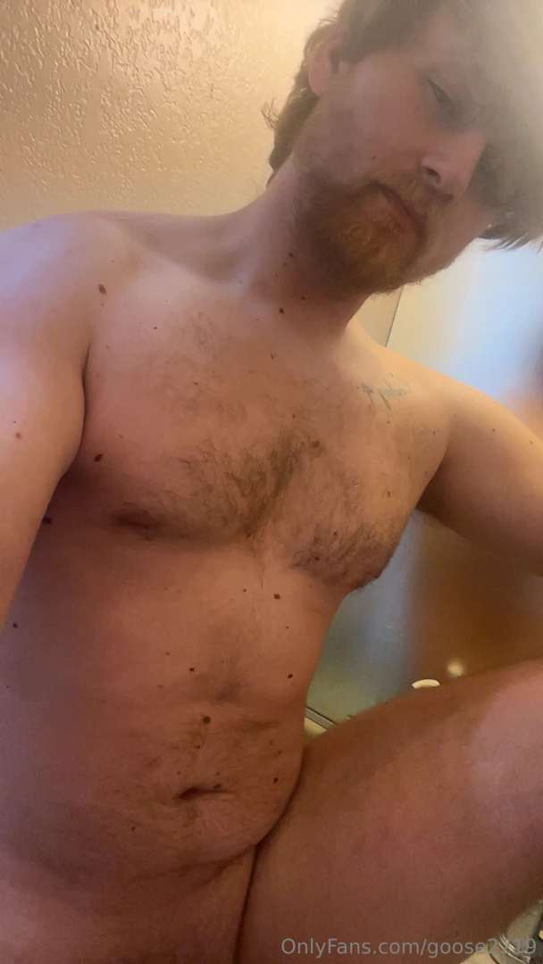 Good morning woke up and had to stroke my hard cock 