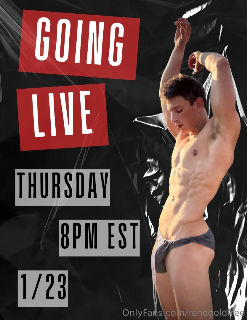 Going live on renogold on thursday make sure you re subbed now so you 