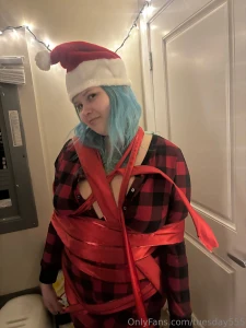 Merry late christmas from me in my naughty onesie part 5