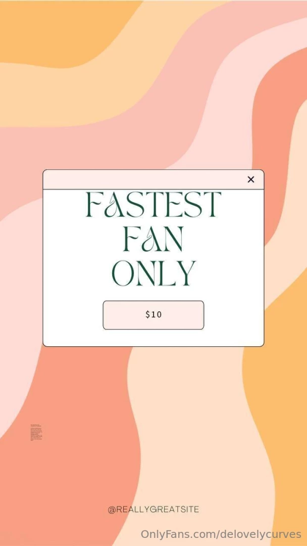 Fastest fan only 1 000 worth of xxx content for only 10 