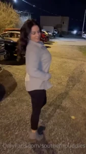 Just your local slut headed to the bar
