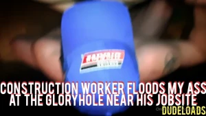 Preview of our next video constriction worker floods my ass at the