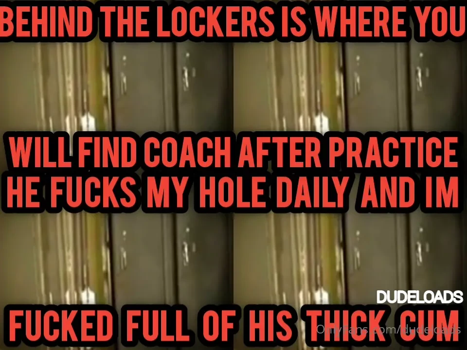 Behind the lockers is where you will find coach after practice 
