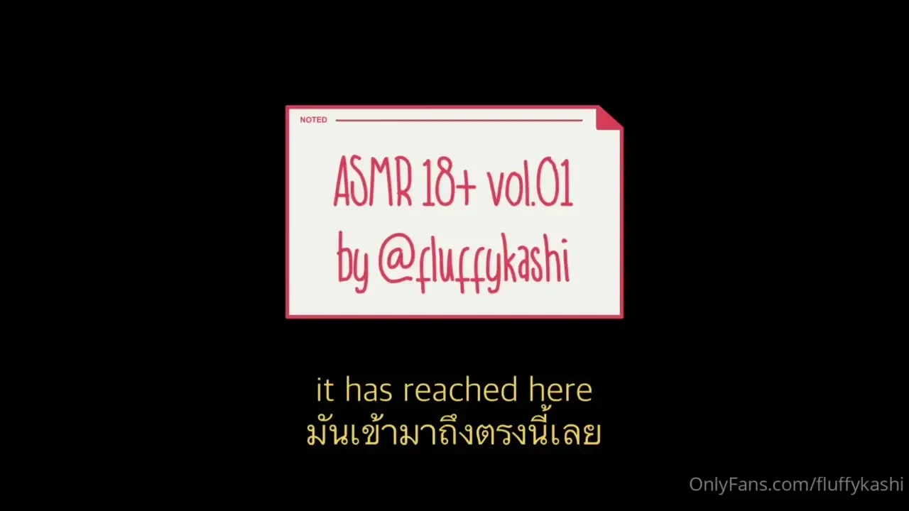 Asmr vol 1 by fluffykashi japanese voice with english and thai 