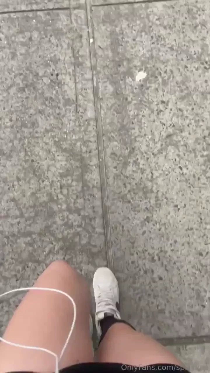 On the way back from the gym earlier _ 