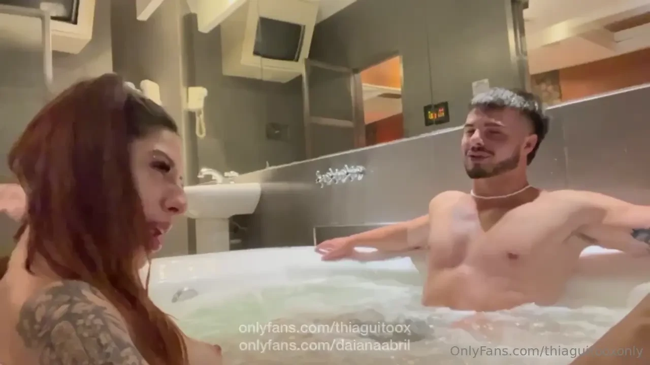 Fucking so hard with a hot girl in jacuzzi making she moan so loud for 