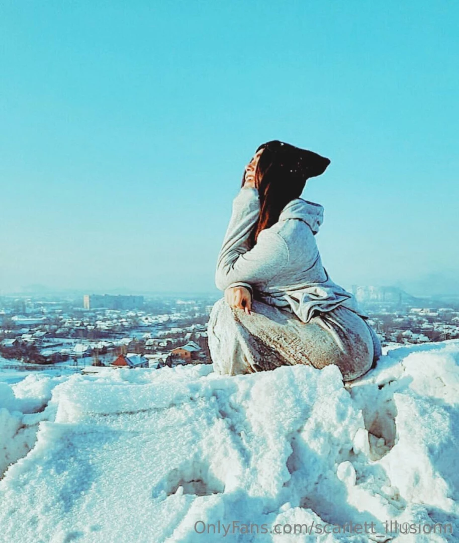 Finding beauty in the crisp air and the sparkling snow 