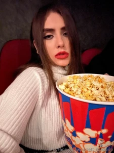Went to the cinema today and got some very delicious popcorn what is