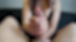 Watch me slowly tease this cock until it explodes i give him a sensual