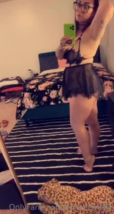 Little black lace dress and a little sexy dance