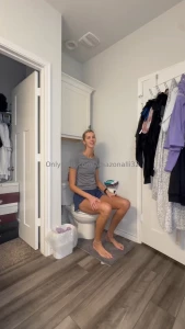 Ever wonder what it s like being 6 10 in a regular bathroom part 4