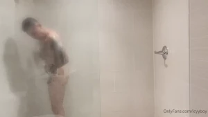 Me showering
