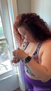 It s shower time but first