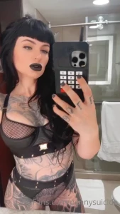 I don t get to wear black lipstick enough