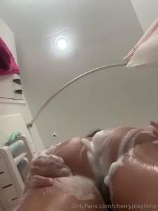 Swipe to see my soapy ass in the shower looking to go live 6pm