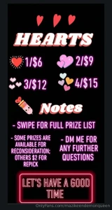 Sweetheart sweepstakes it s back bbs i revamped my hearts raffle event