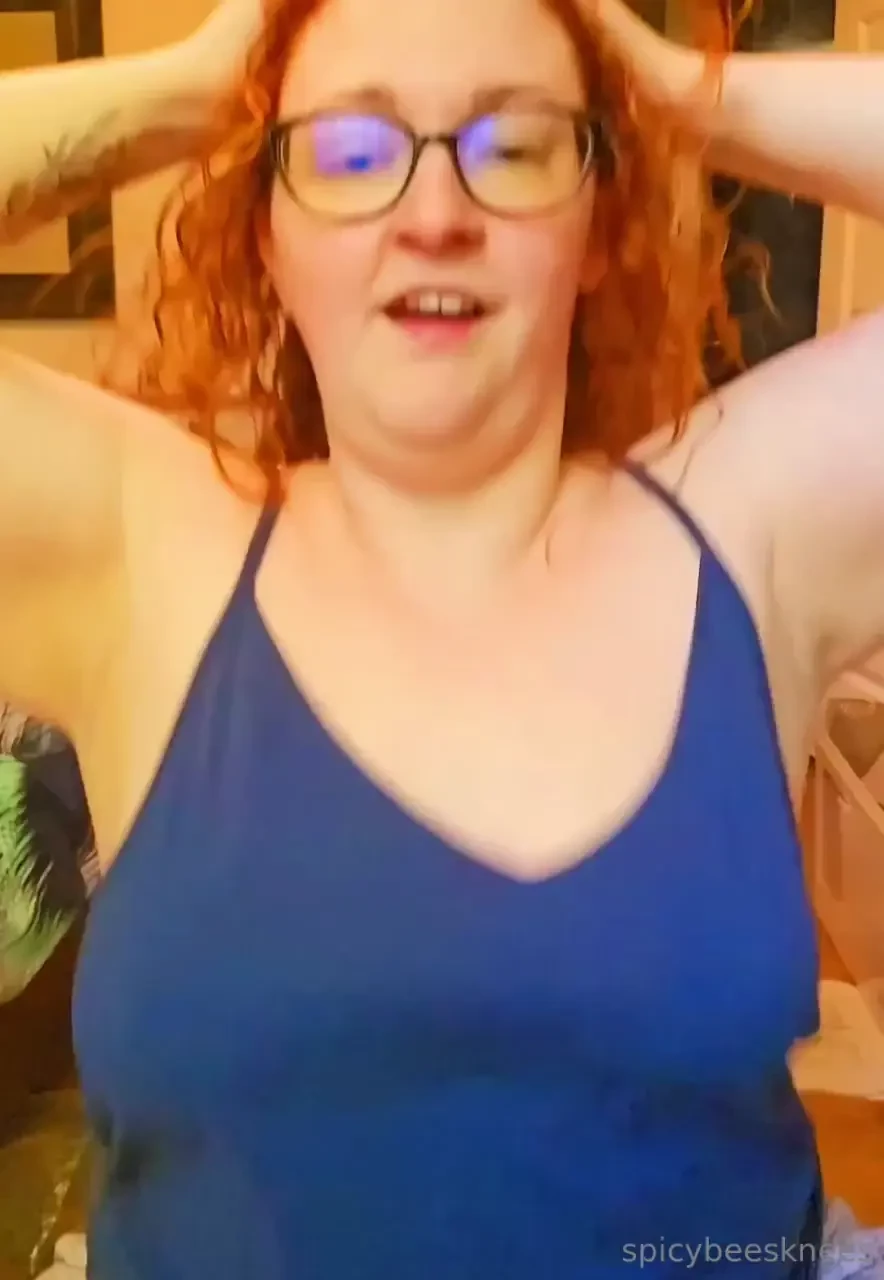 Tested my new bouncy yoga ball wanna see me bounce out of my top part 1 