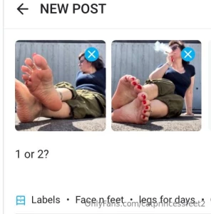 Soles at the park smoking or crossed always more on onlyfans com