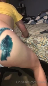 Trying to wax my own ass needless to say it was a fail