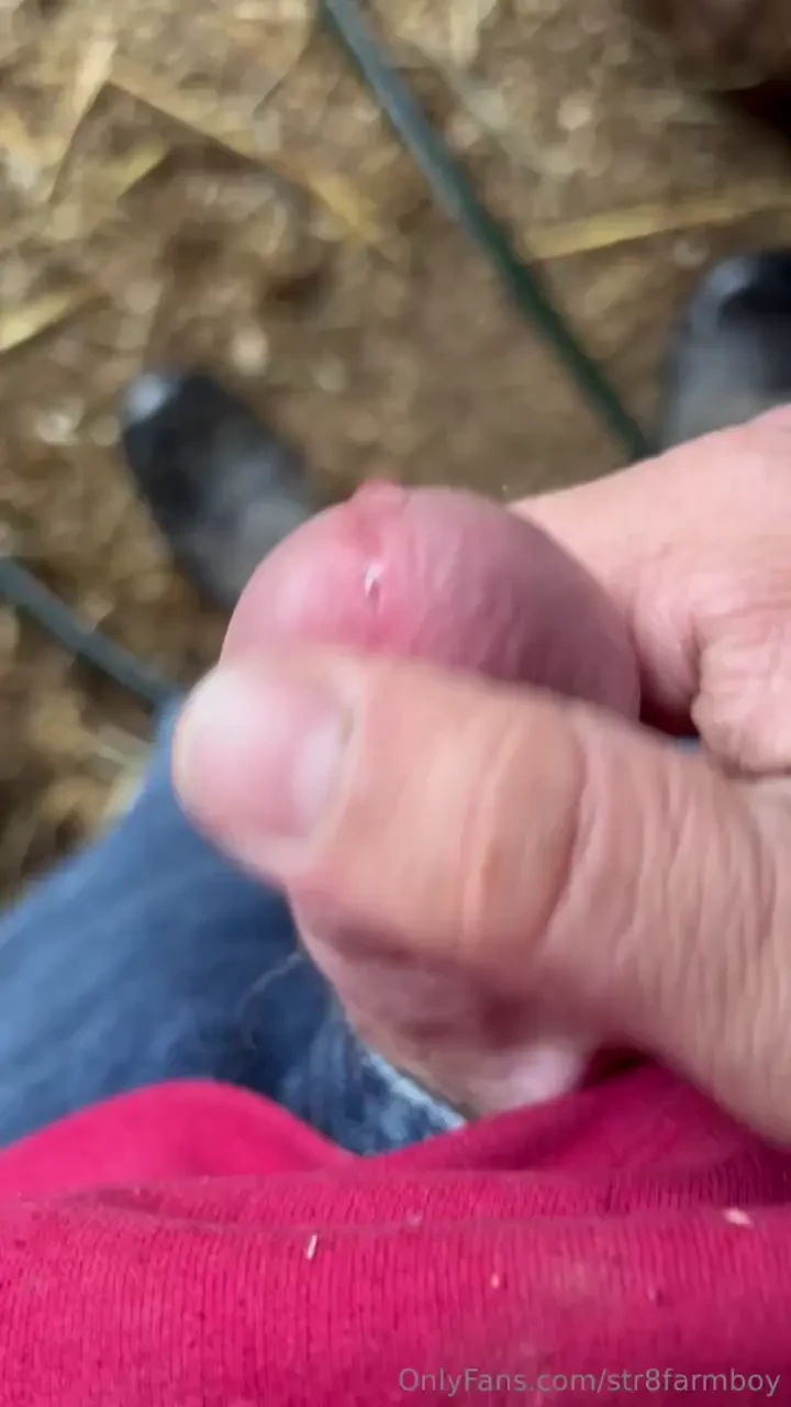 Got horny doing barn work 