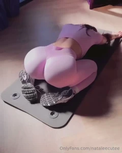 Part of my stretching routine after my workouts