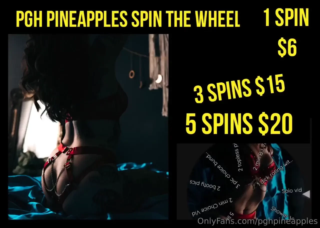 Back by popular demand spin the wheel 